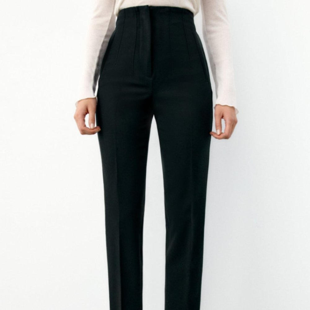 High waisted Zara pants  7901/432 Black